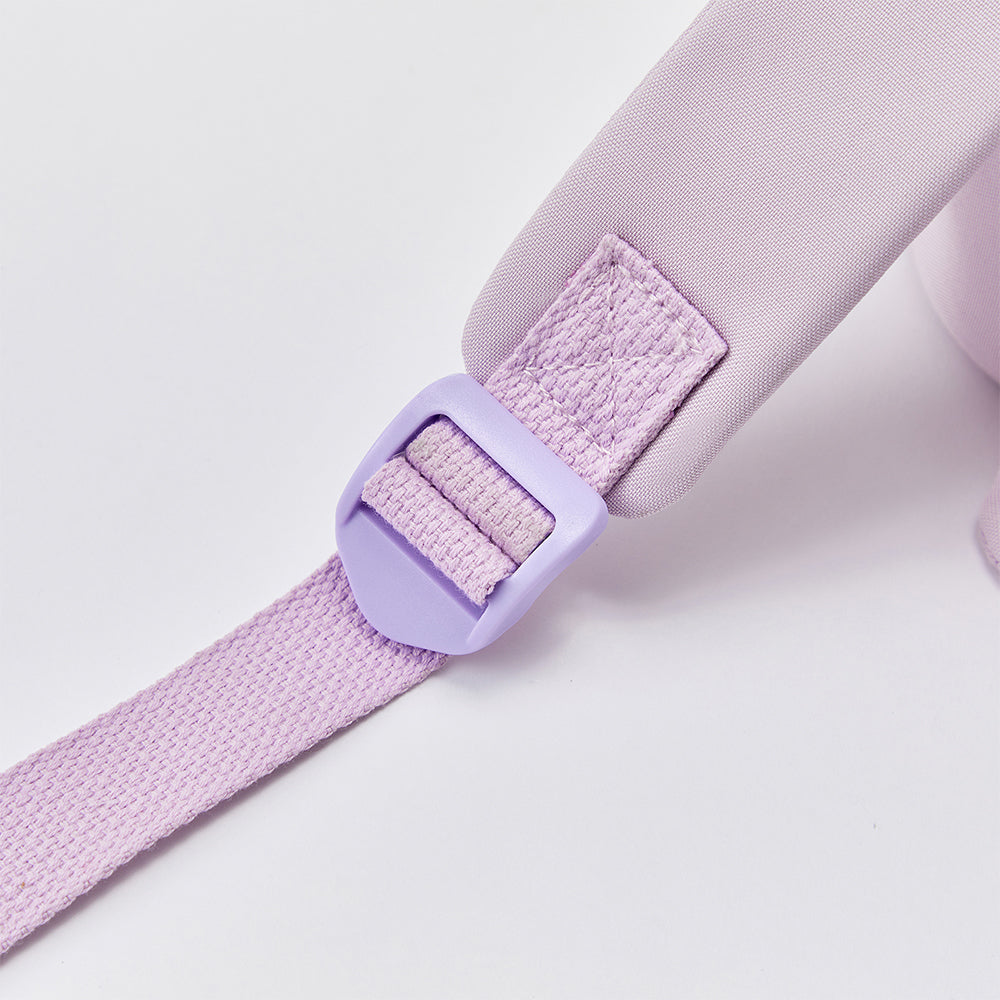 حقيبة ظهر مدرسية خفيفة للأطفال بلون بنفسجي بتصميم قطة لطيفة