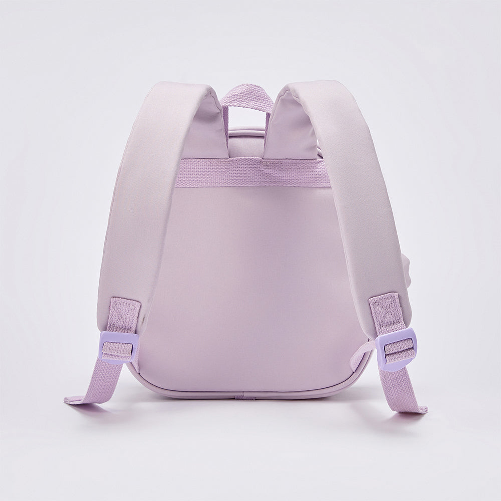 حقيبة ظهر مدرسية خفيفة للأطفال بلون بنفسجي بتصميم قطة لطيفة