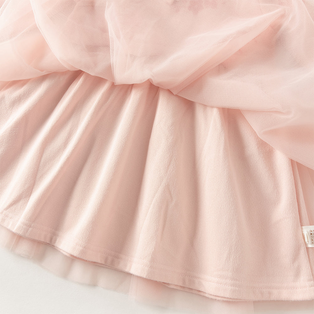 فستان تشيباو شتوي للأطفال الصغار بتصميم صيني، باللون الأحمر الداكن / الوردي الرمادي، مع تنورة تول، قماش محبوك