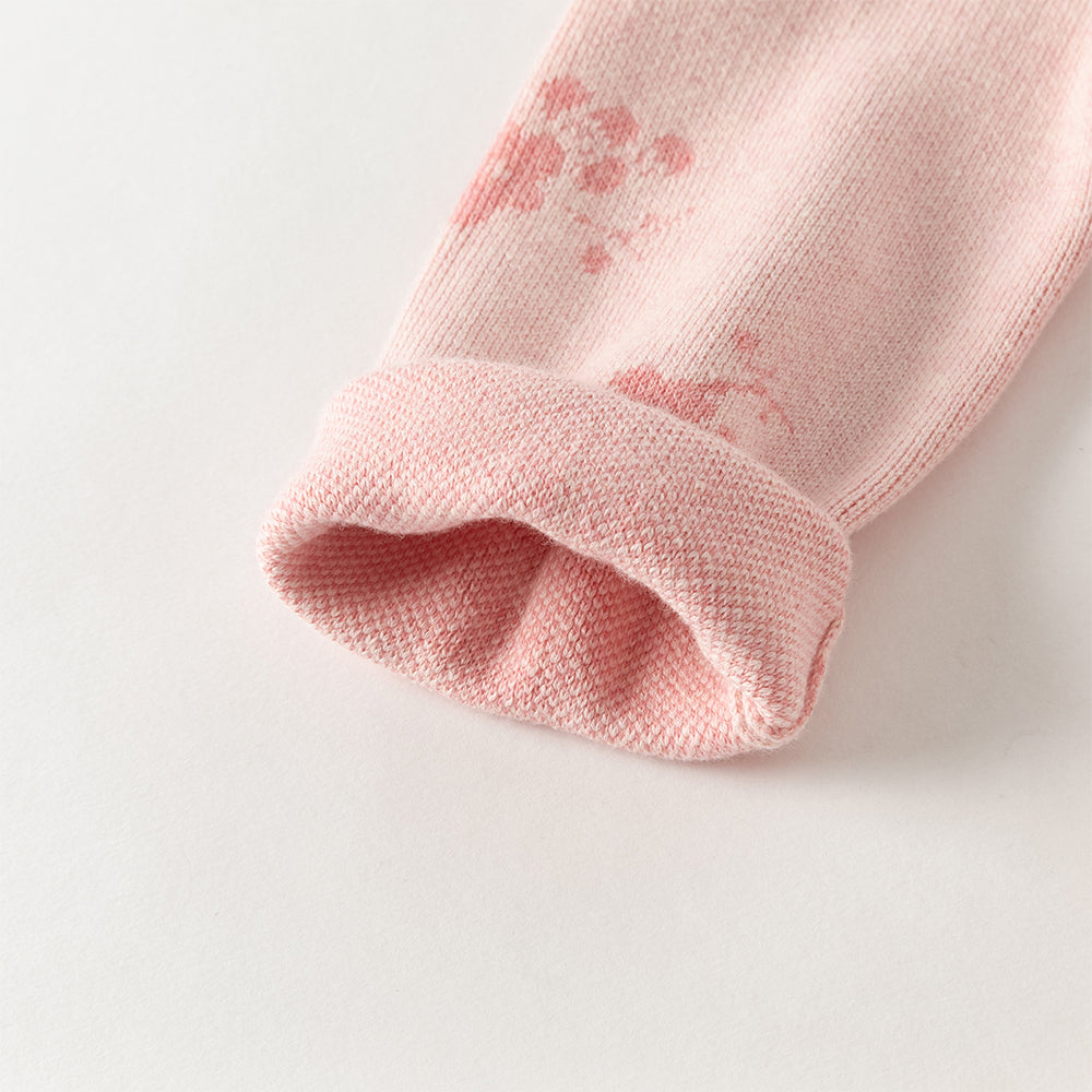 فستان تشيباو شتوي للأطفال الصغار بتصميم صيني، باللون الأحمر الداكن / الوردي الرمادي، مع تنورة تول، قماش محبوك