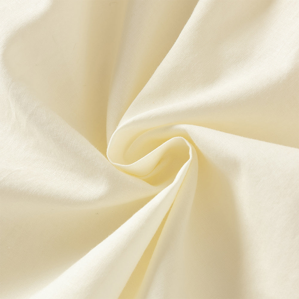 فستان بنات صيفي وردي بياقة دائرية وأكمام منفوشة مع تطريز زهور بأسلوب أميرة